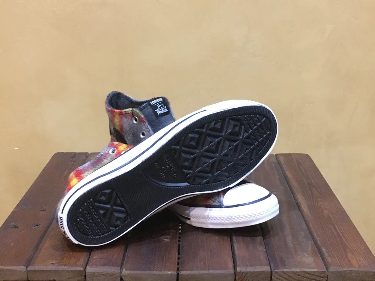 149456C  Converse x Woolrich Chuck Taylor All Star Hi Casino Yellow White