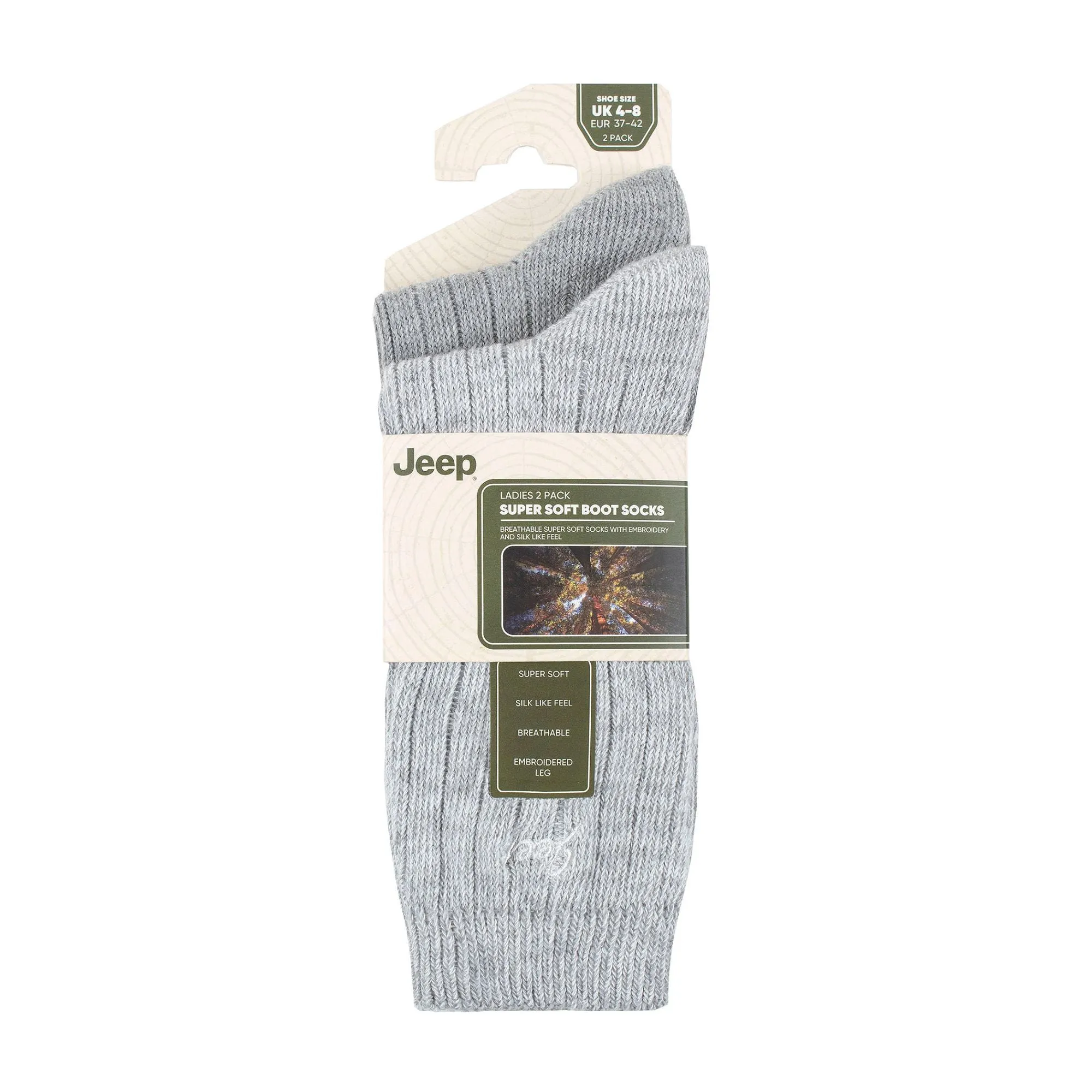 2 Pack Ladies High-Performance Polyester Boot Socks | Running Socks