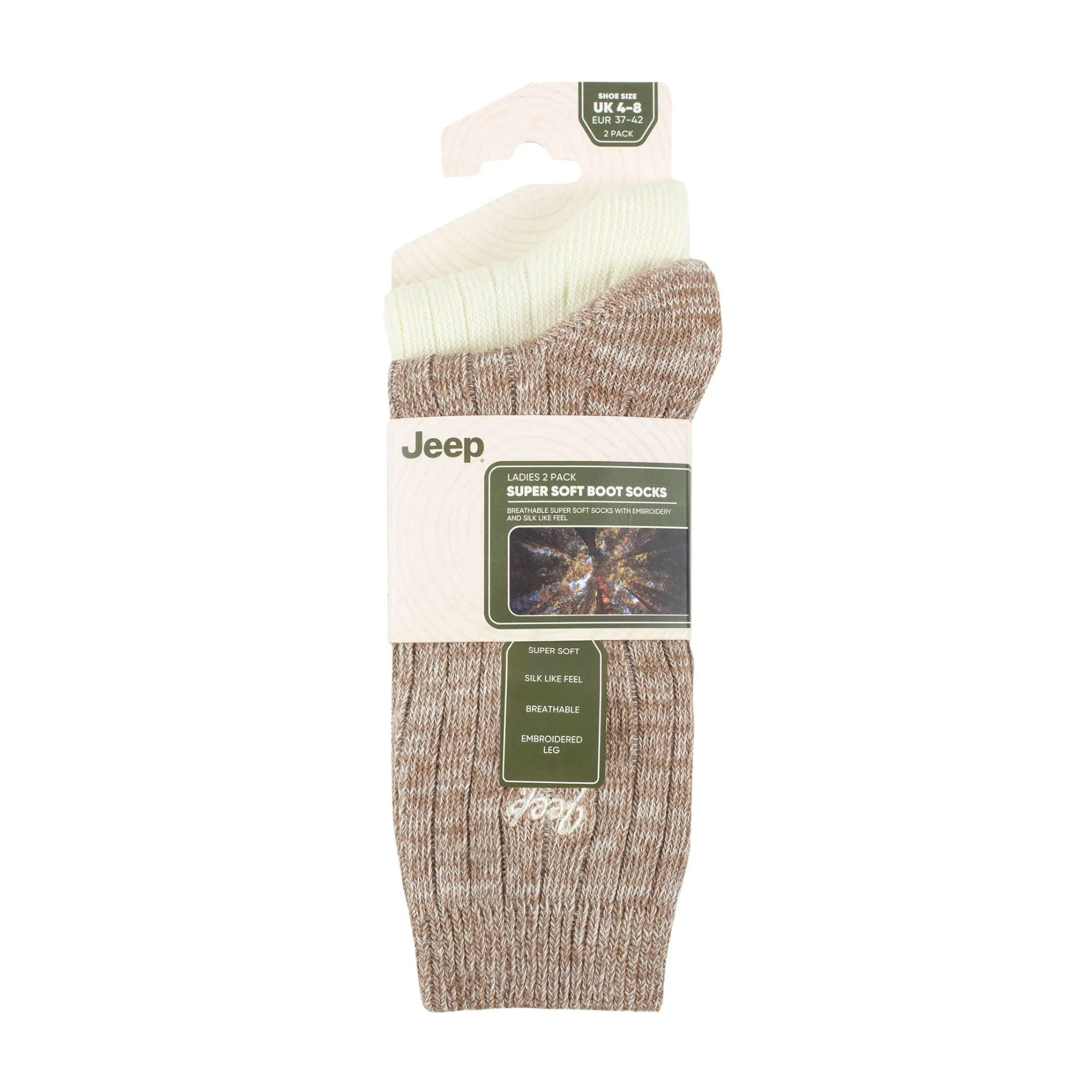 2 Pack Ladies High-Performance Polyester Boot Socks | Running Socks