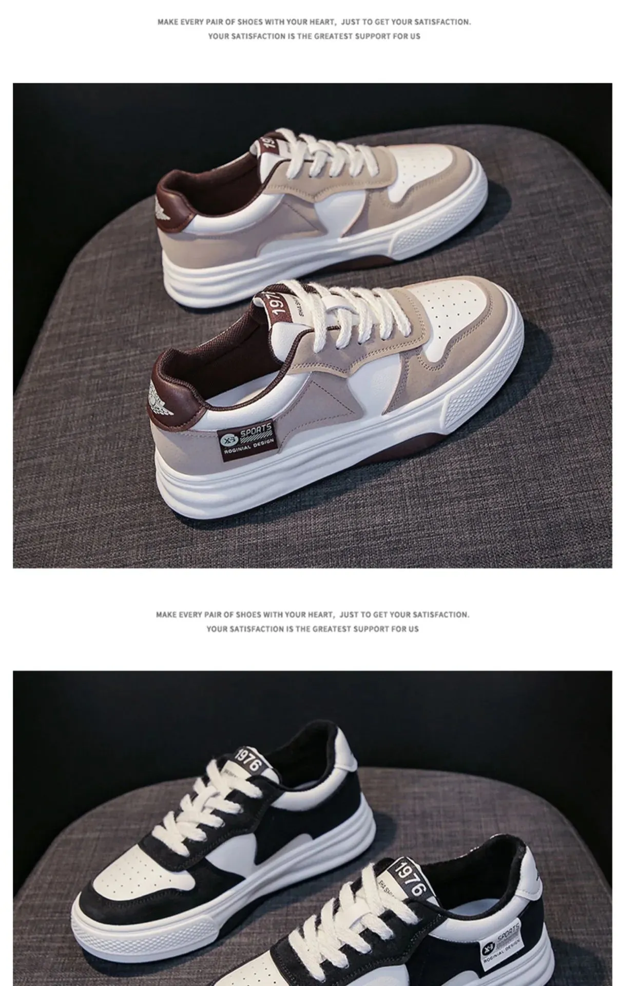 2024 Fashion Platform Sneakers for Women Comfort