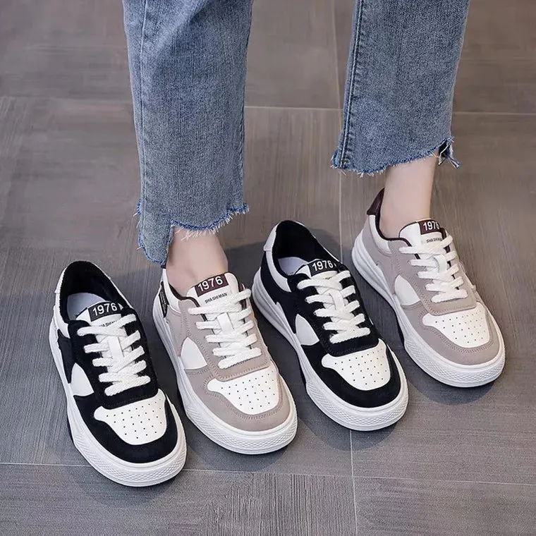 2024 Fashion Platform Sneakers for Women Comfort