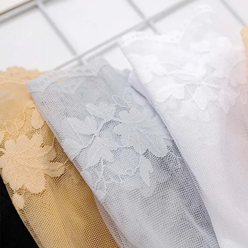 5 Pairs Women's Lace Transparent Lolita Invisible Summer Socks