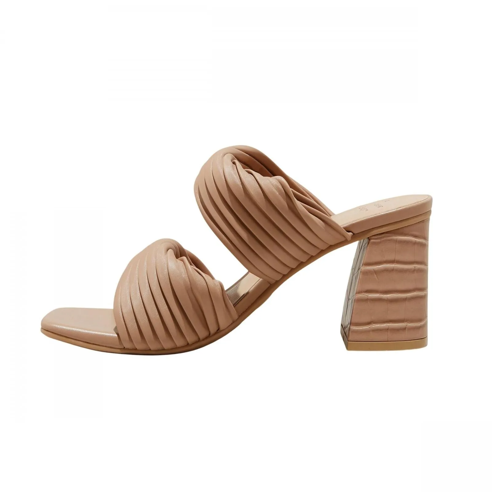 A New Day Womens Jessa Mule Heels 87931522 Brown 8M