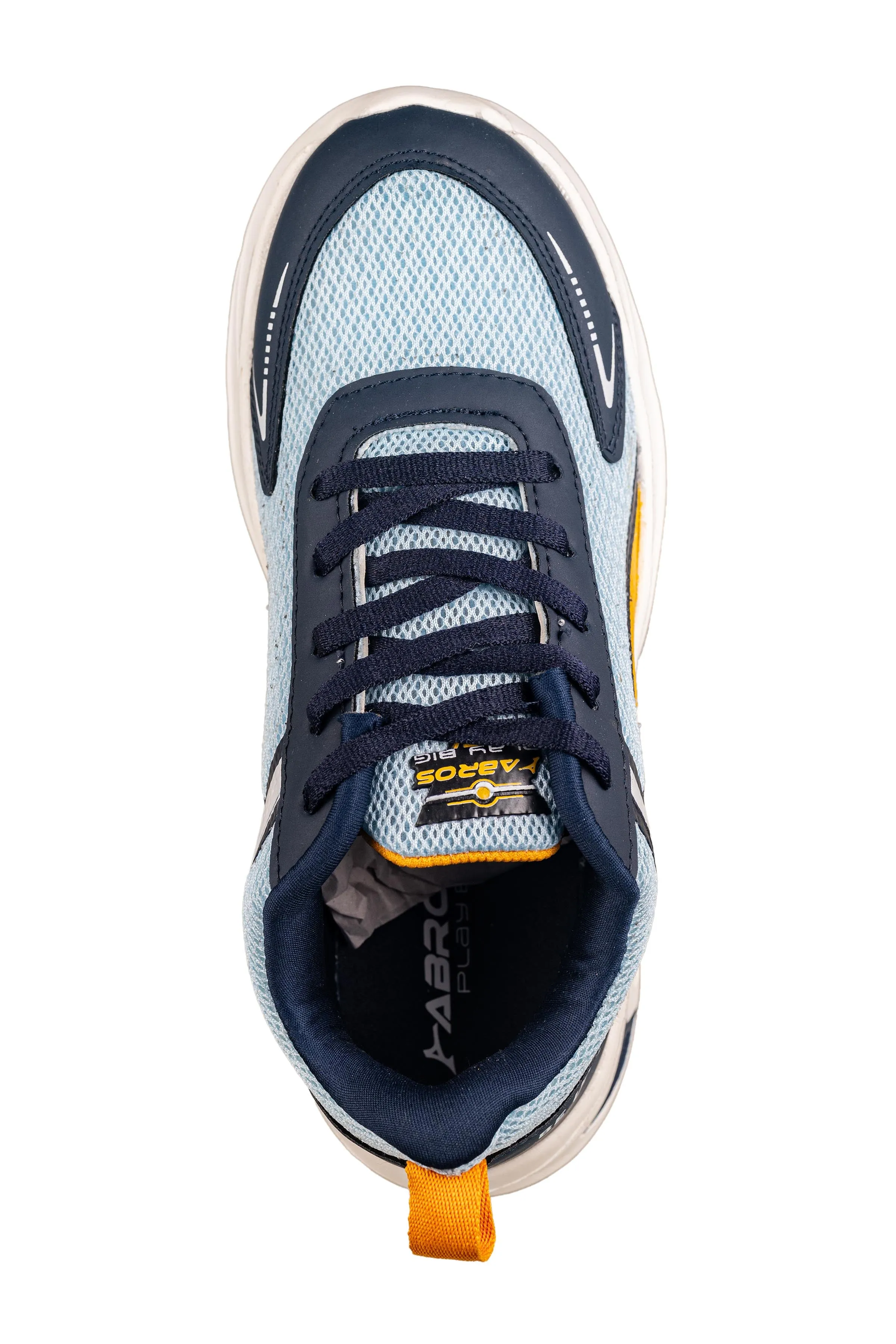 Abros Boys Ice Blue / Navy Sports Shoe (Sports Assb 0161)