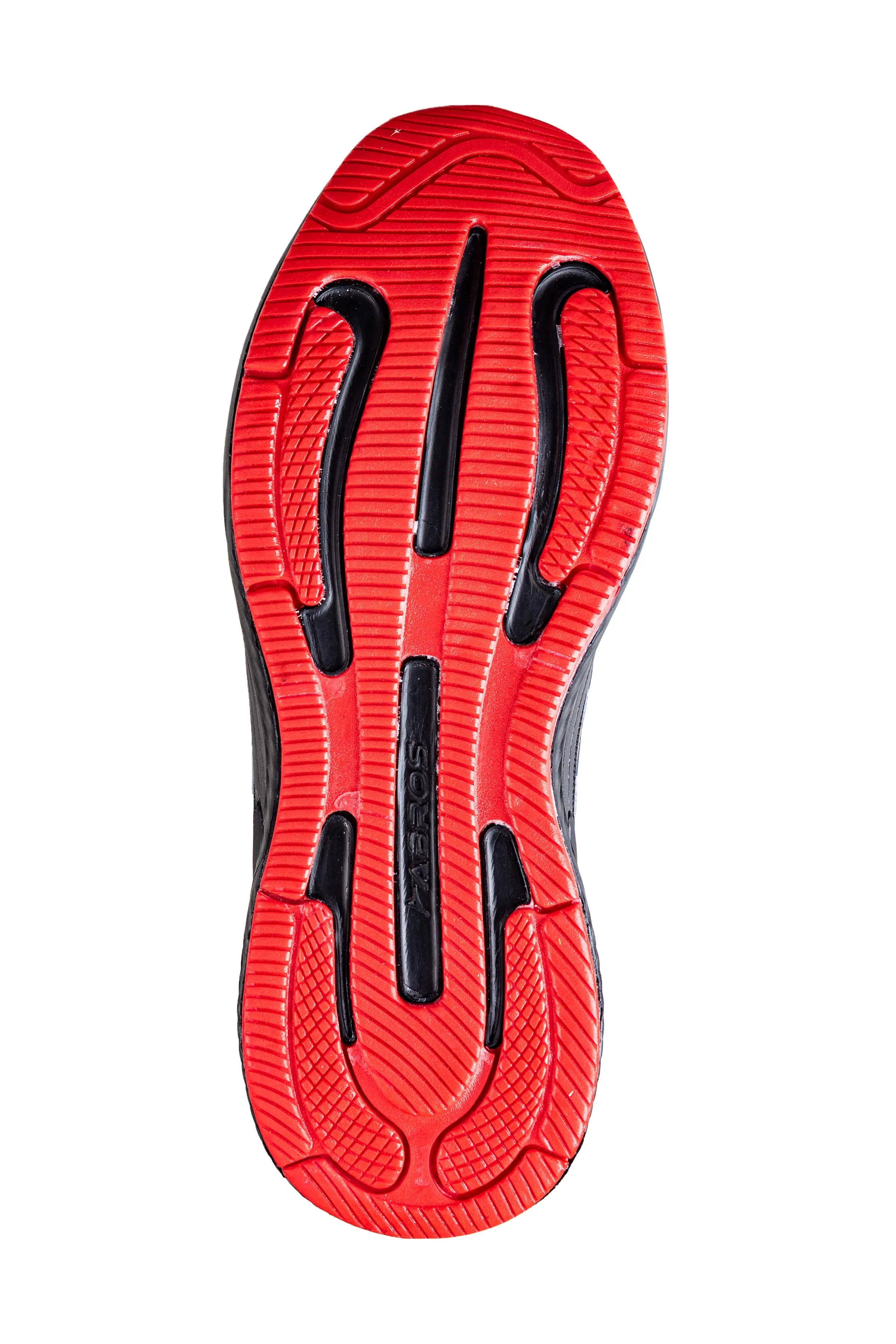 Abros Gents Black / F. Red Sports Shoe