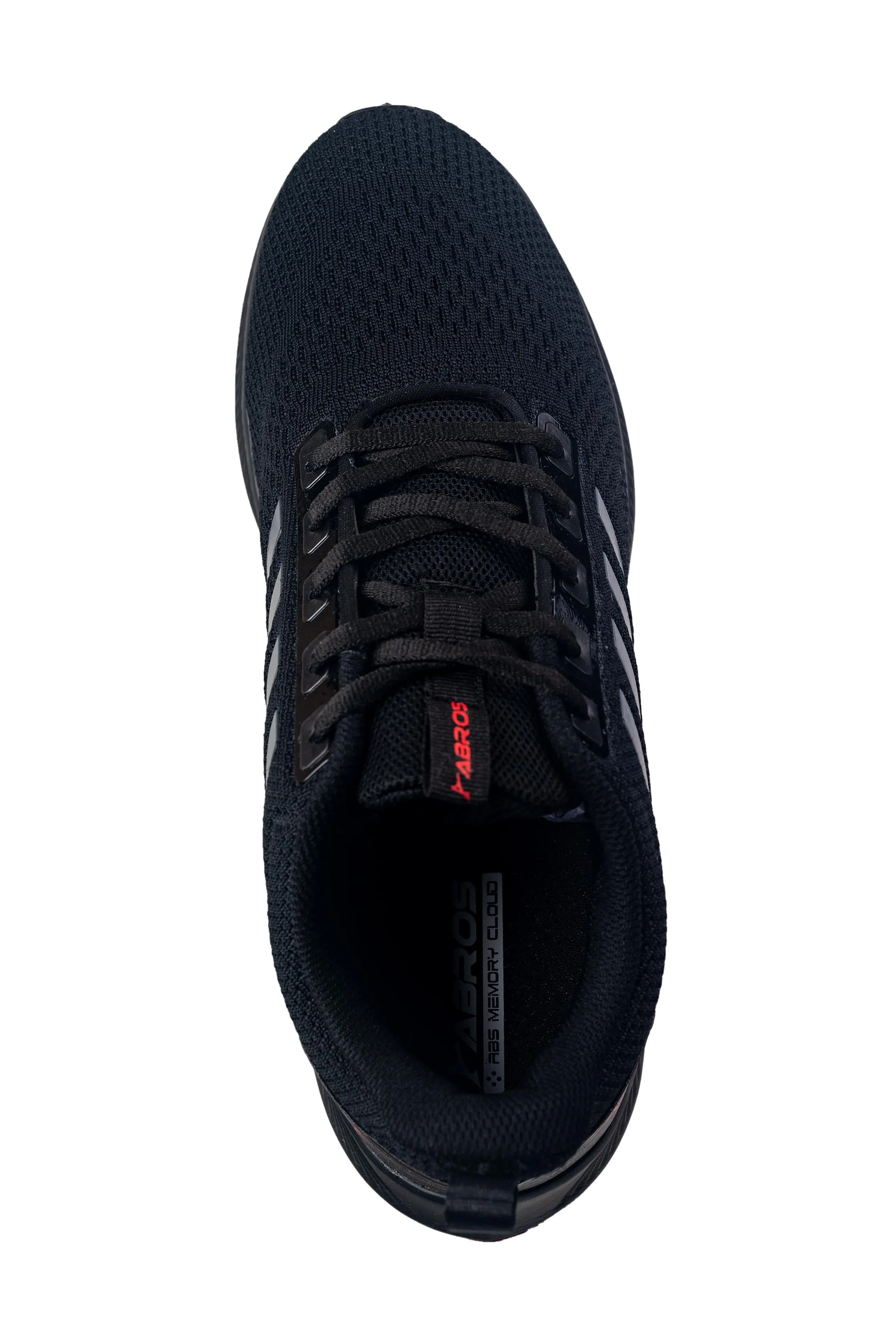 Abros Gents Black / Red Sports Shoe