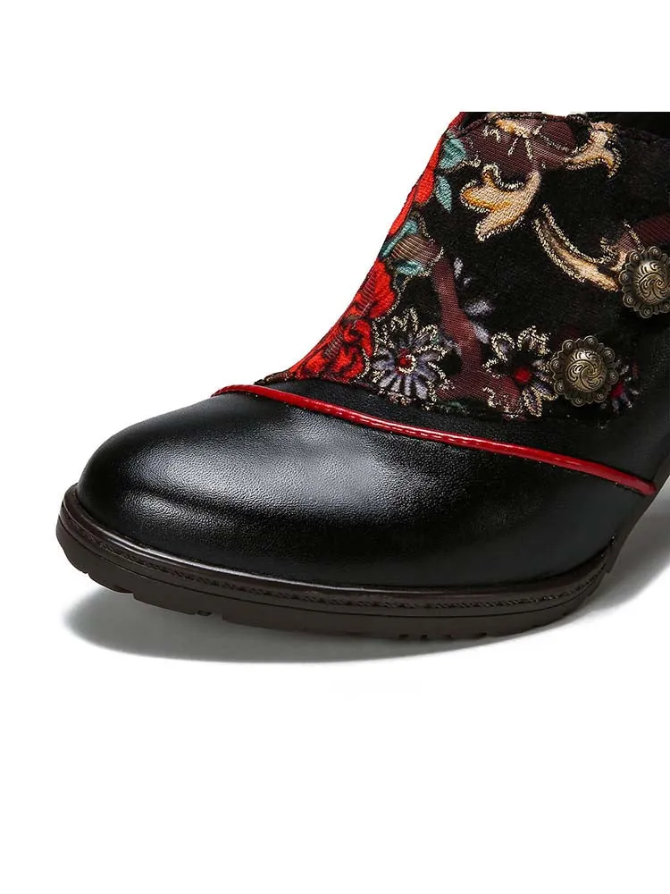 Amaris Hand-painted Floral Elegant Shoes