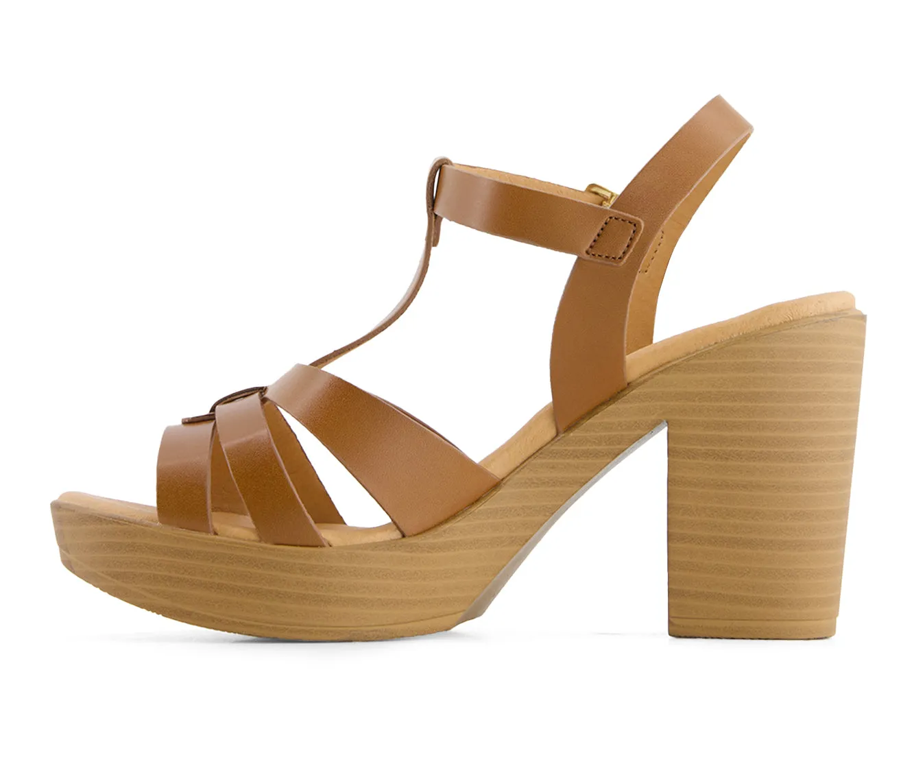 Andrea Women's Heeled platform Sandals with Ankle Strap 66990