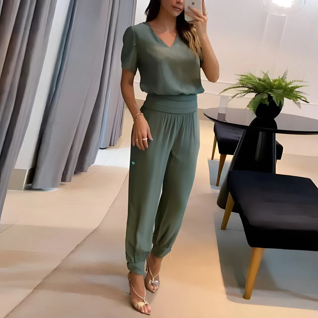 Arctic™ | Trendy Blouse & Pants Set