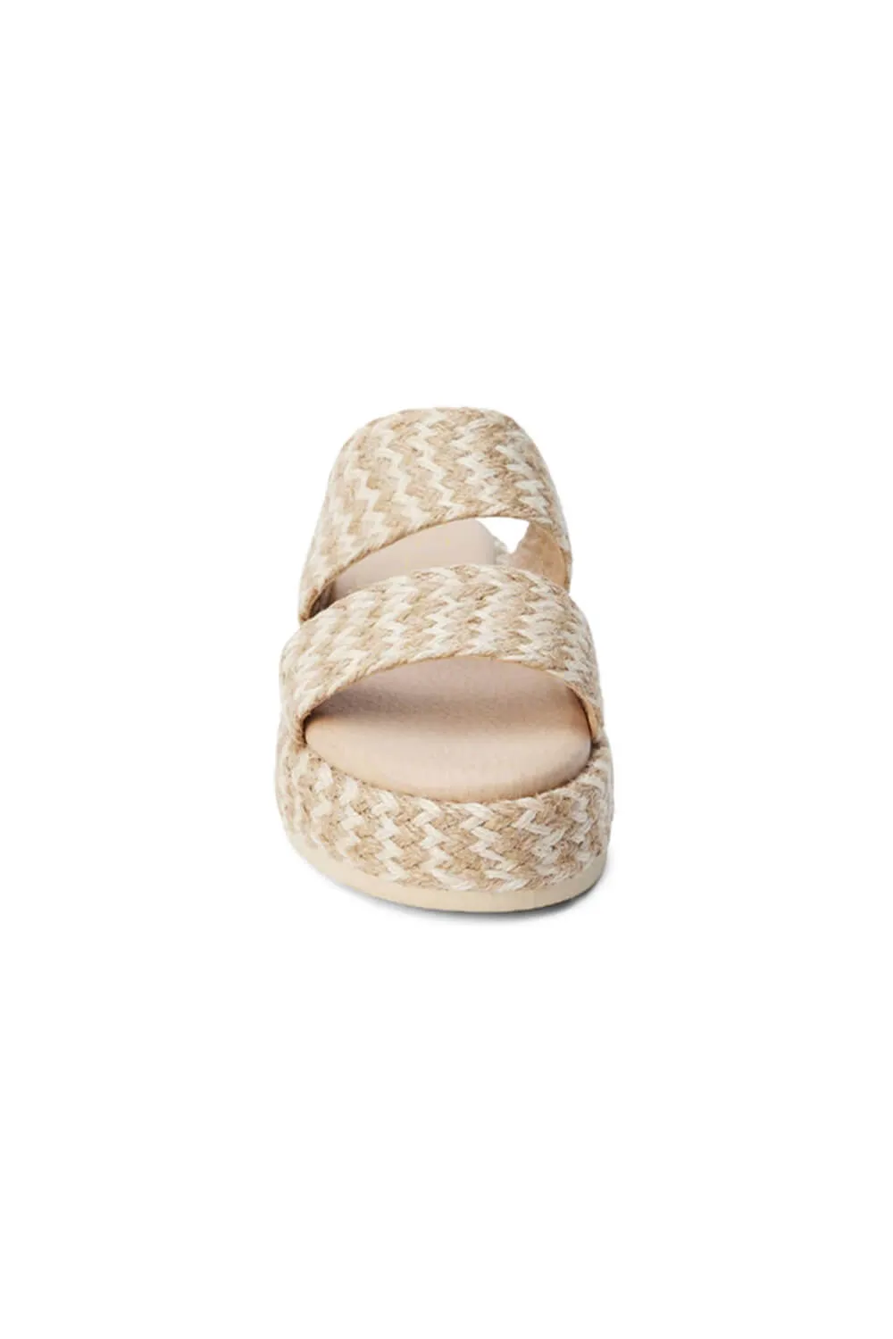 Beach by Matisse Borderline Jute Platform Sandals for Women in Natural | B-BORDERLINE-NAT MULTI