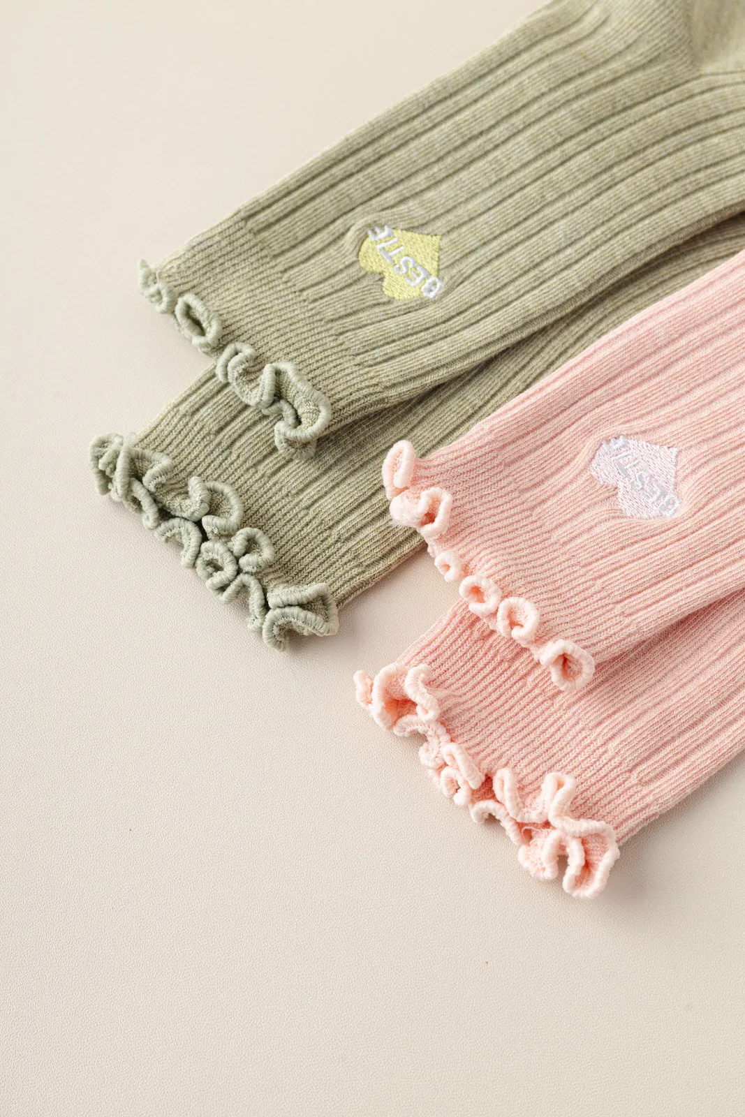 Bestie Ruffle Trim Cotton Socks