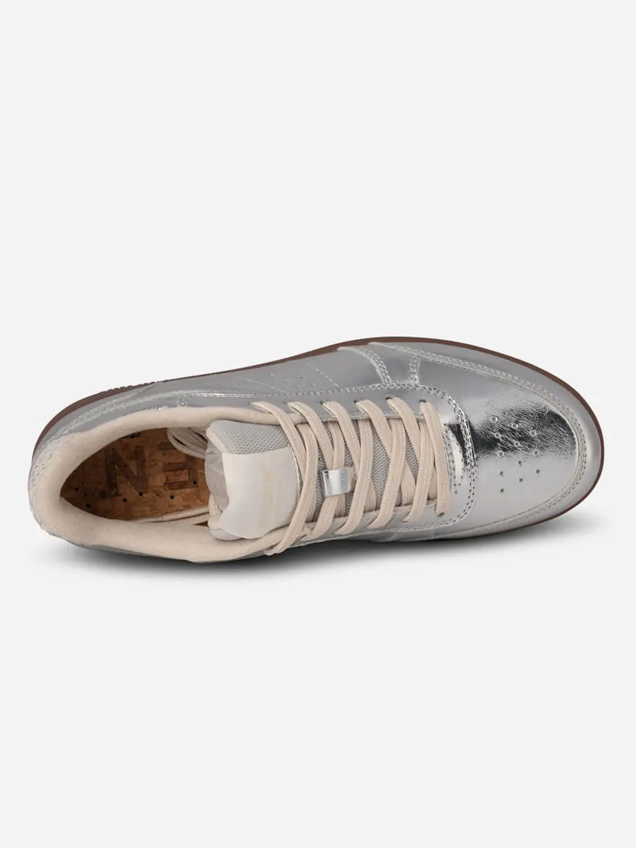 Bjork Leather Sneakers - Silver