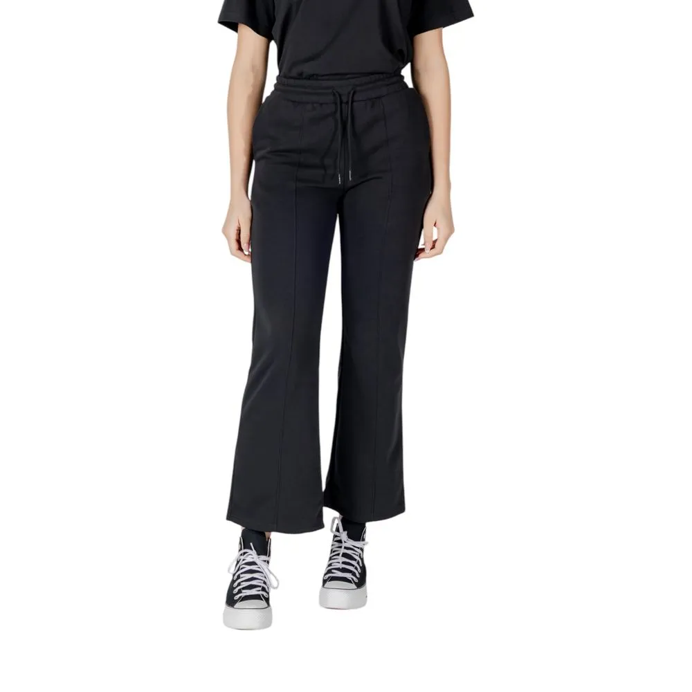 Black Cotton Jeans & Pant