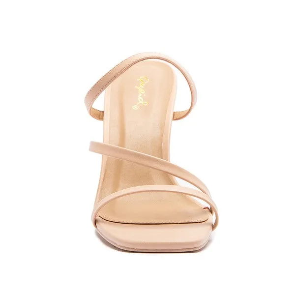 Black Strappy 3.5” High Heel Sandals