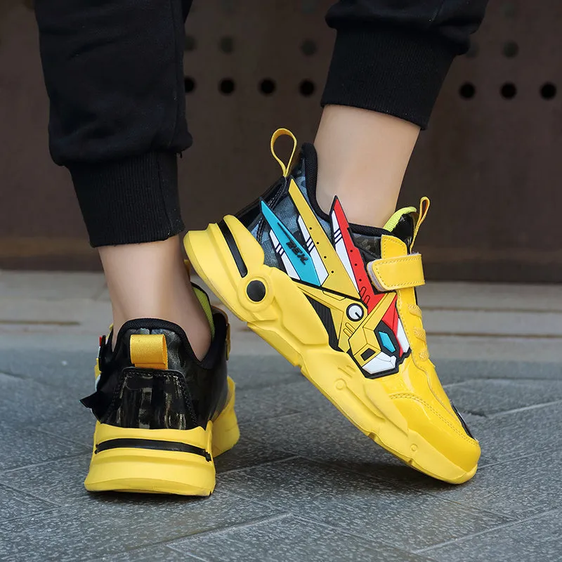Boys' Waterproof Cartoon Running Shoes