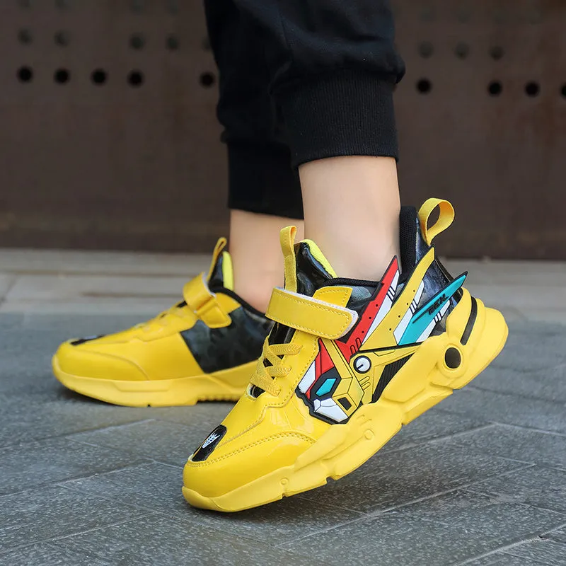 Boys' Waterproof Cartoon Running Shoes