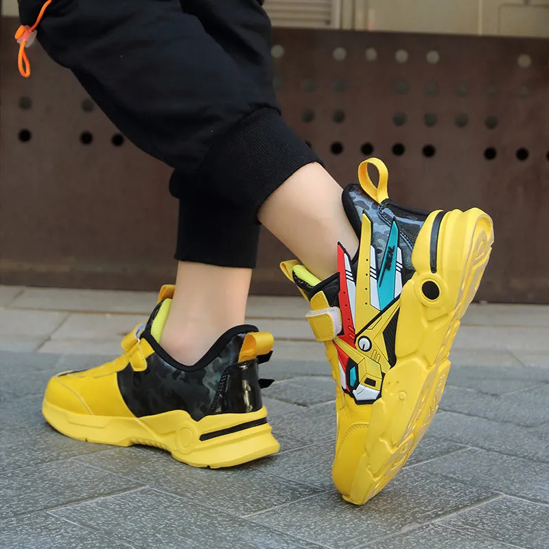 Boys' Waterproof Cartoon Running Shoes