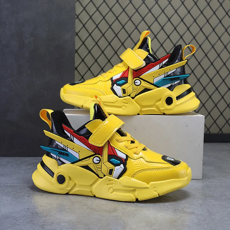 Boys' Waterproof Cartoon Running Shoes