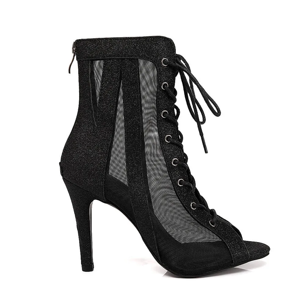 Breathable Mesh Jazz Dance Boots