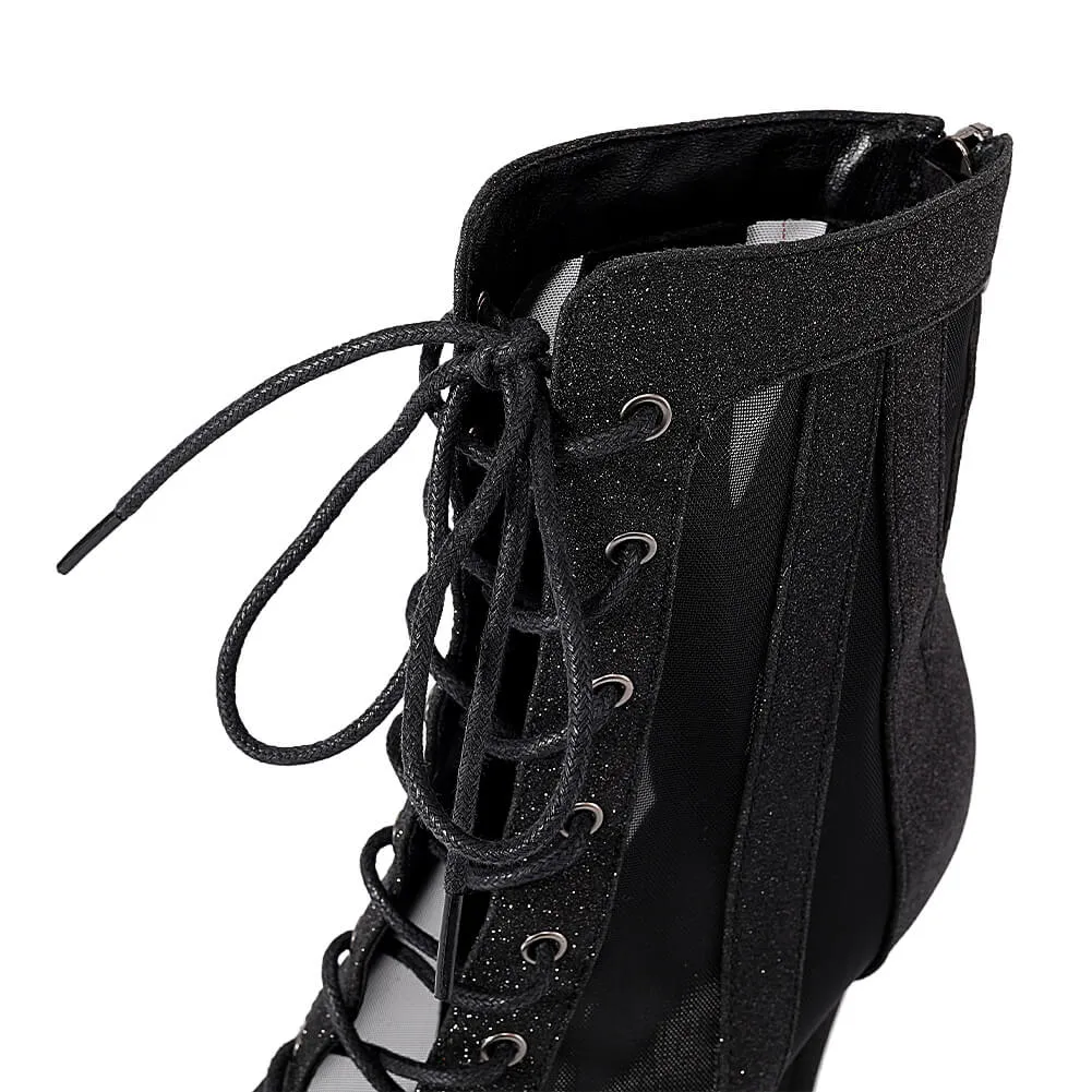 Breathable Mesh Jazz Dance Boots
