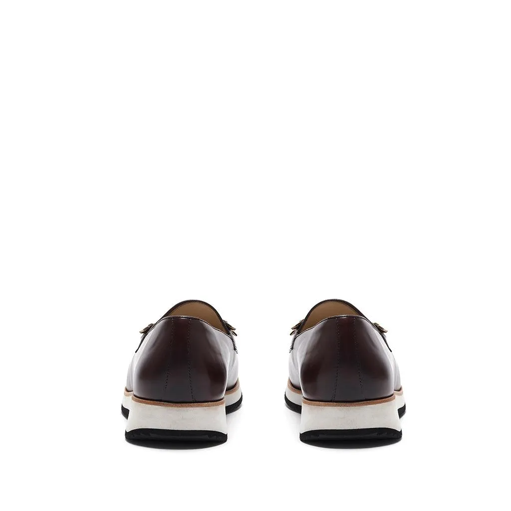 Brown Calf Horsebit Loafer Runner
