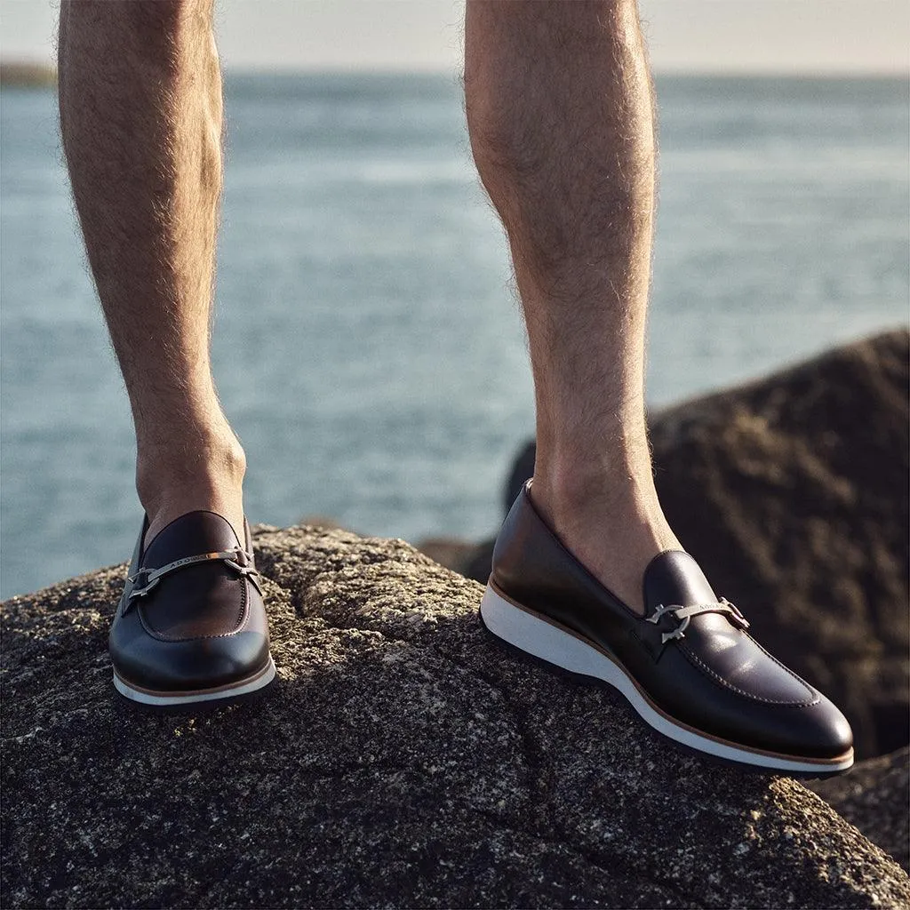 Brown Calf Horsebit Loafer Runner