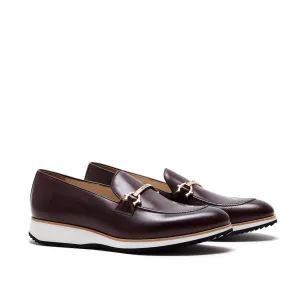 Brown Calf Horsebit Loafer Runner