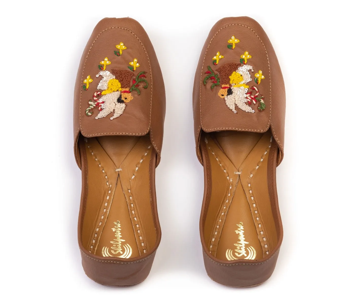 Brown Leather Loafers - Handmade Comfort for Casual and Formal Wear
