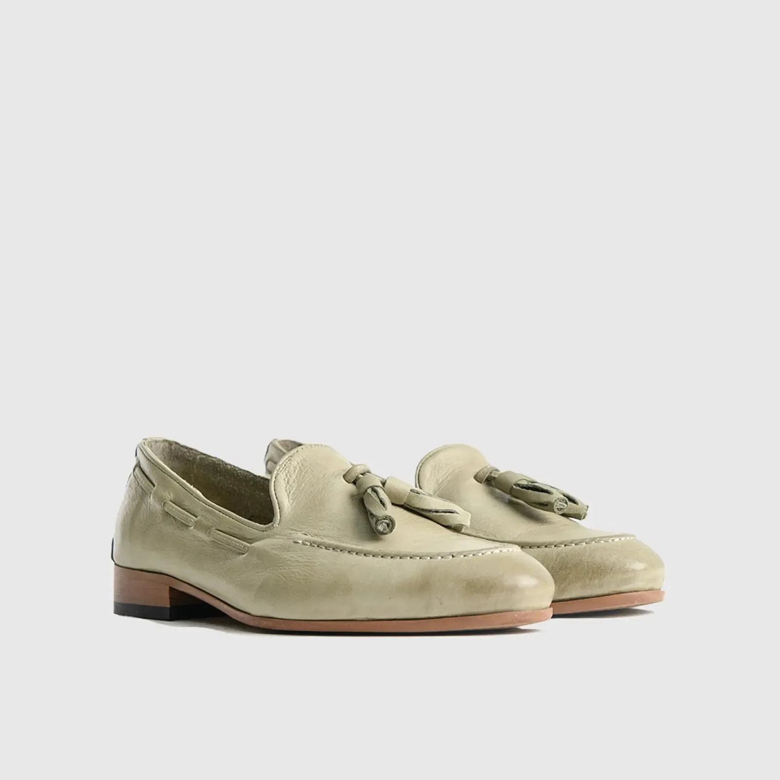 Bulletti Casual Slip On Loafers 002 - Light Green