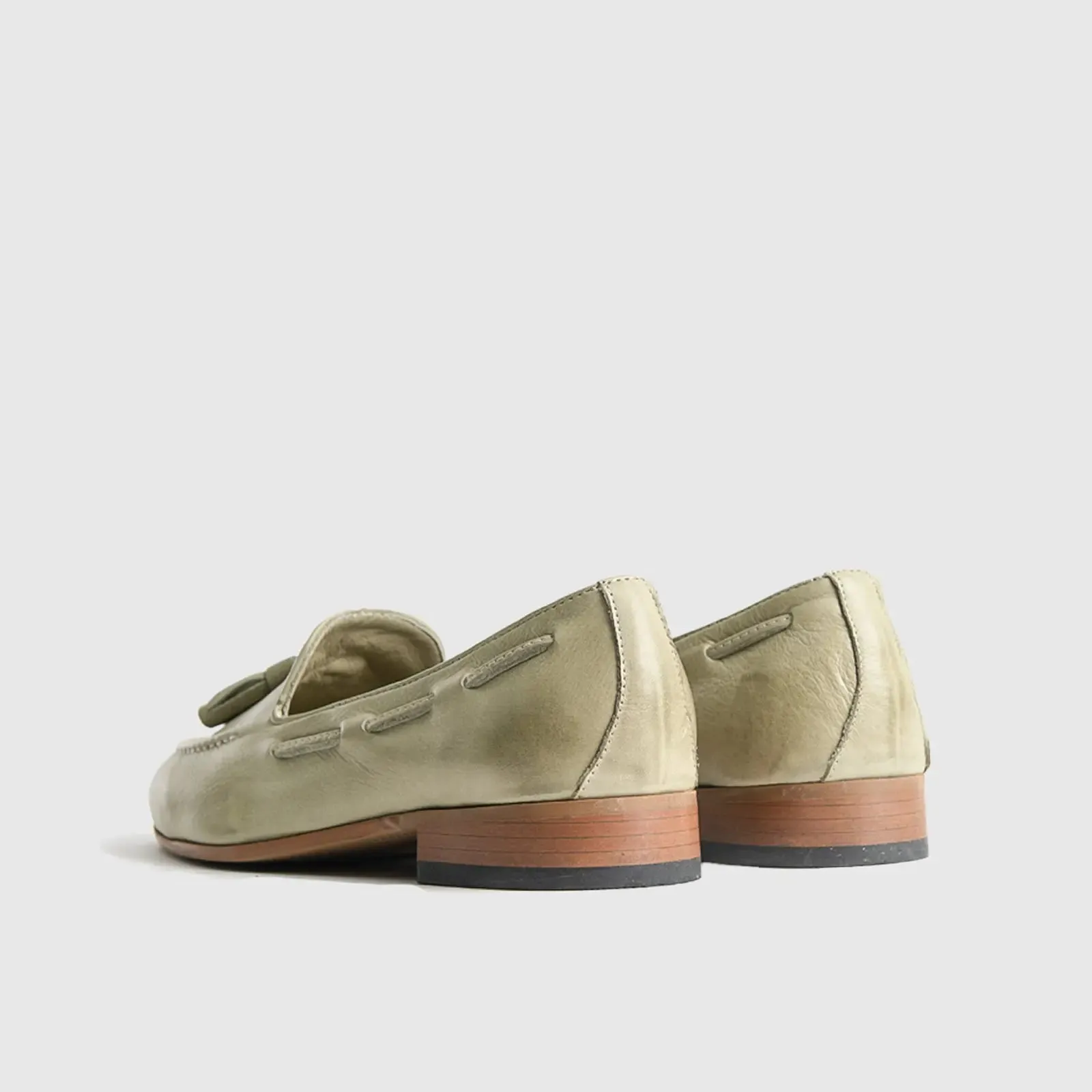 Bulletti Casual Slip On Loafers 002 - Light Green