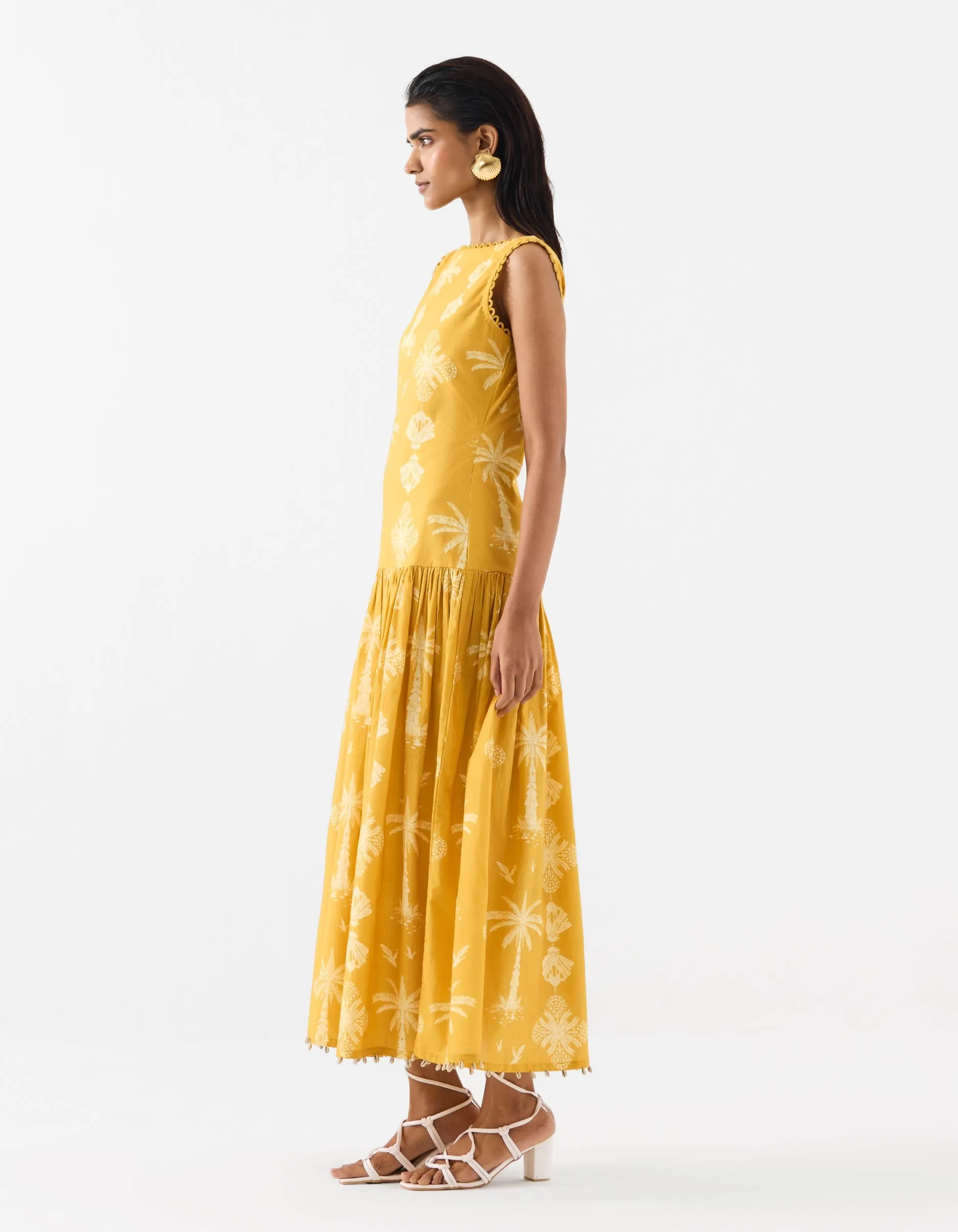 Cabana yellow long dress