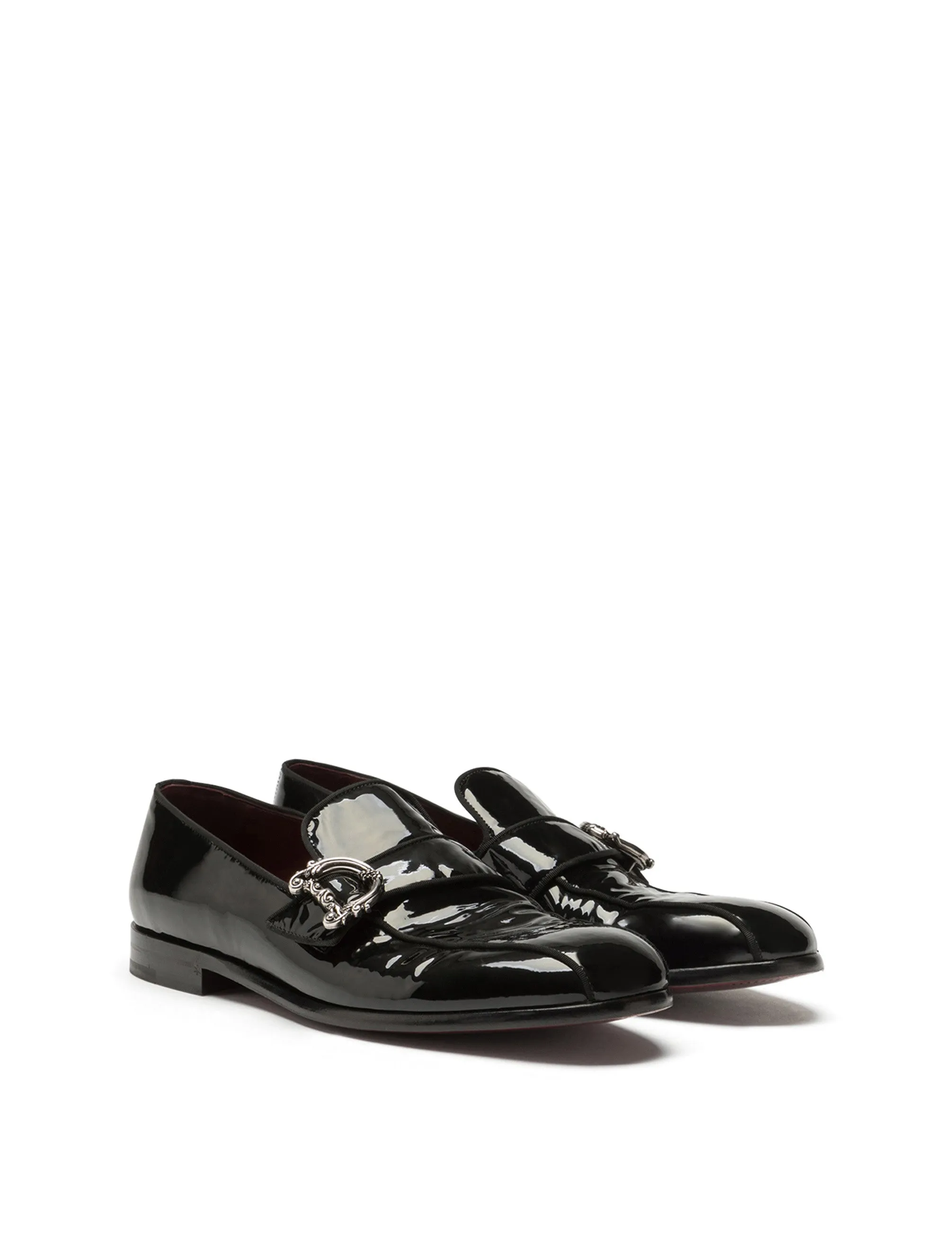 Calfskin loafers with DG logo