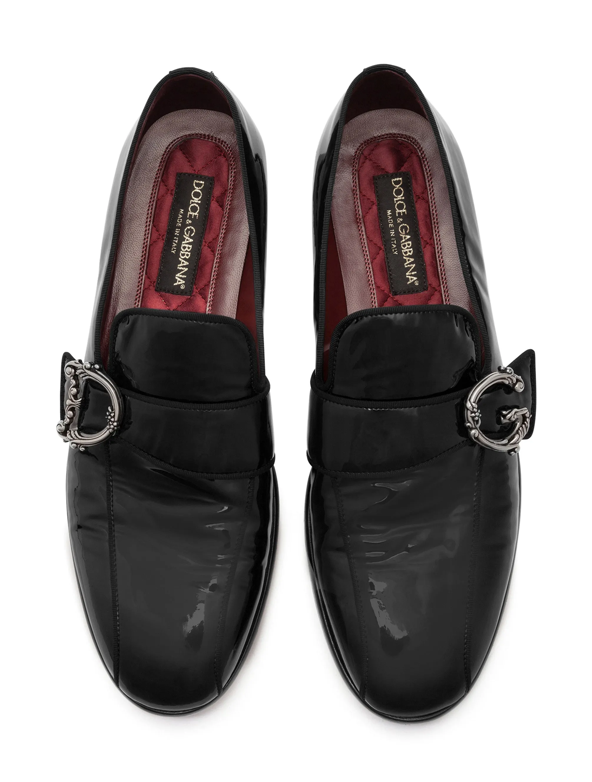 Calfskin loafers with DG logo