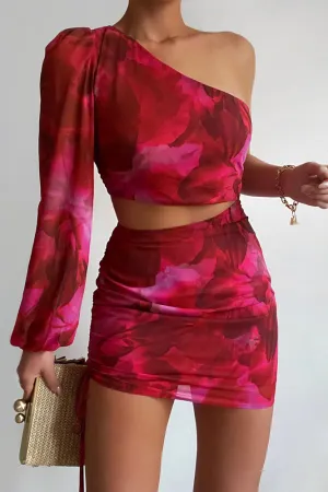 Calista Mini Dress in Pink
