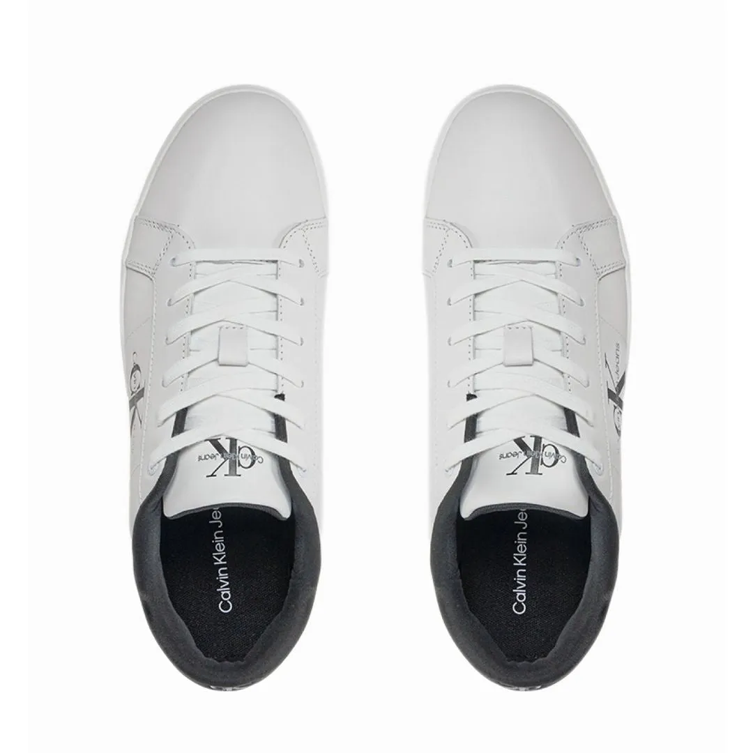 Calvin Klein Classic Cupsole Low Laceup LTH YM0YM00864-WHTBLK