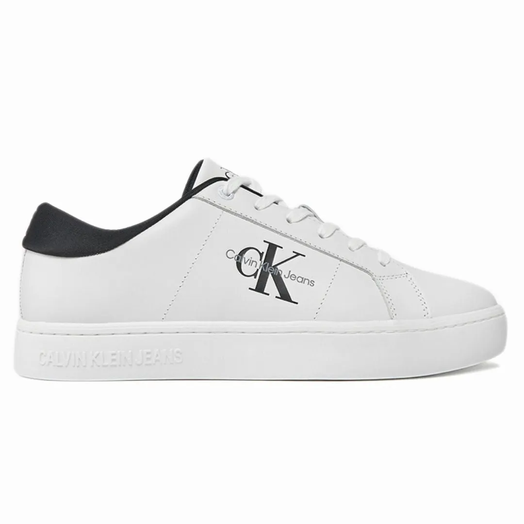 Calvin Klein Classic Cupsole Low Laceup LTH YM0YM00864-WHTBLK