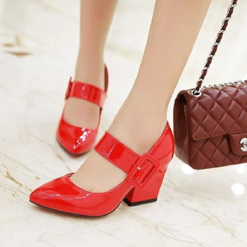 Cameland Patent Leather High Heels