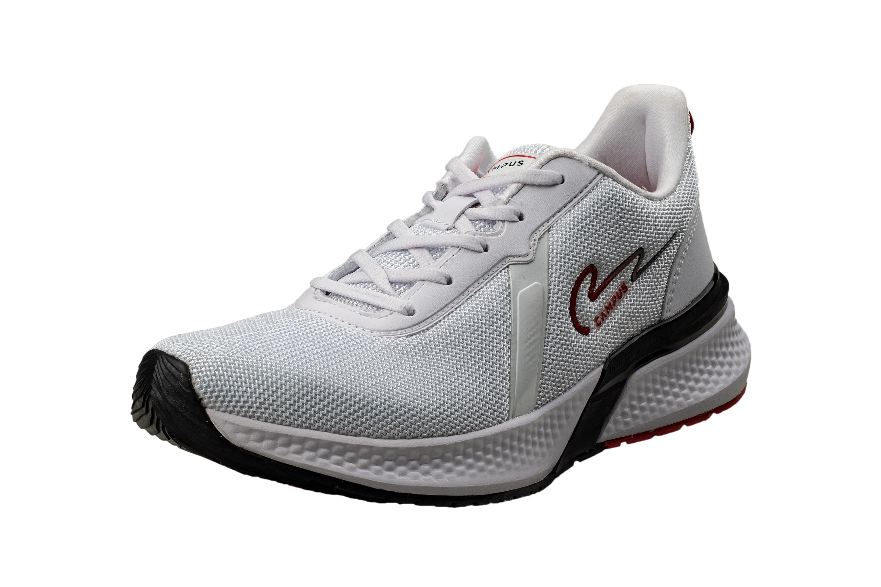 Campus Gents White / Red Sports Shoe