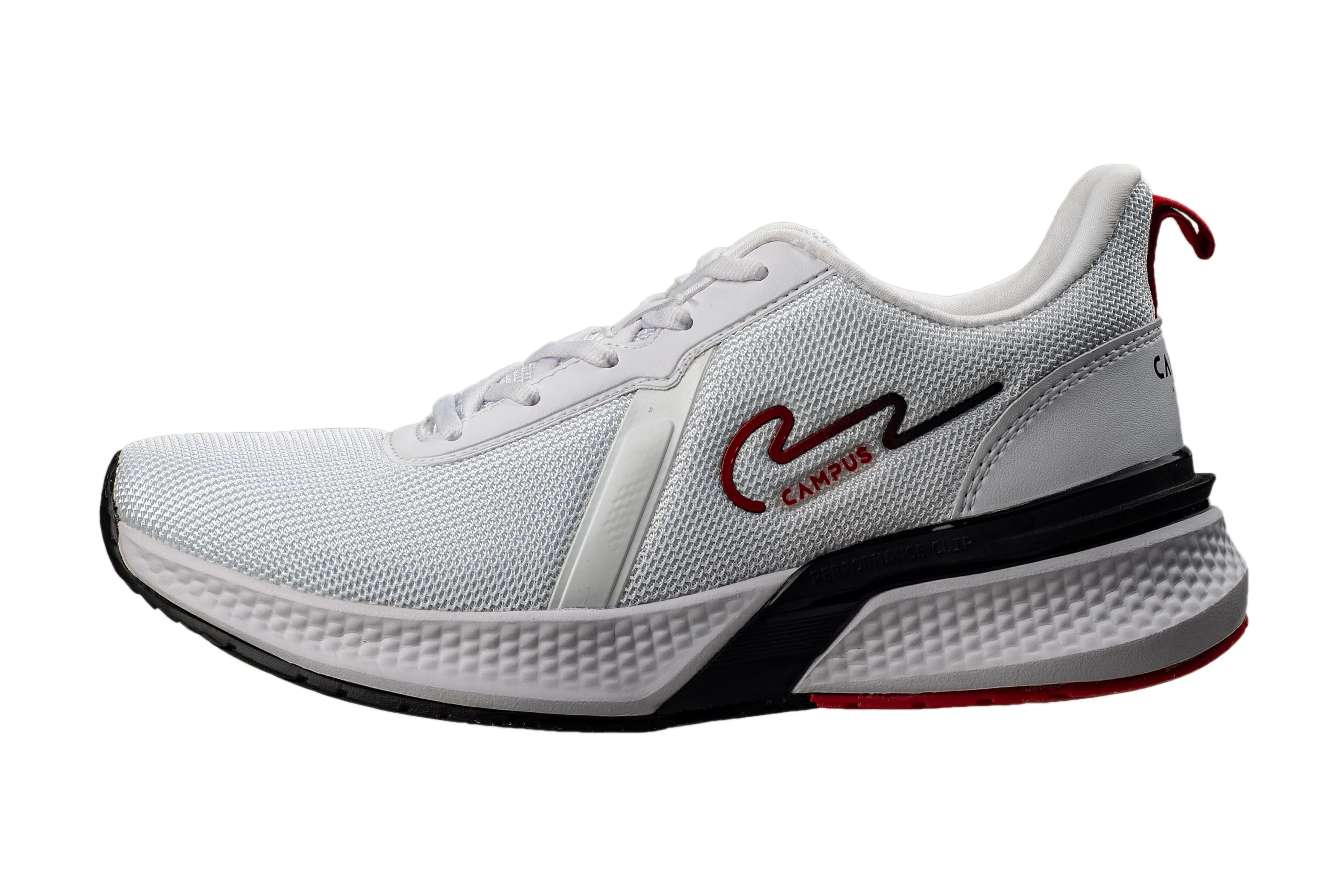 Campus Gents White / Red Sports Shoe