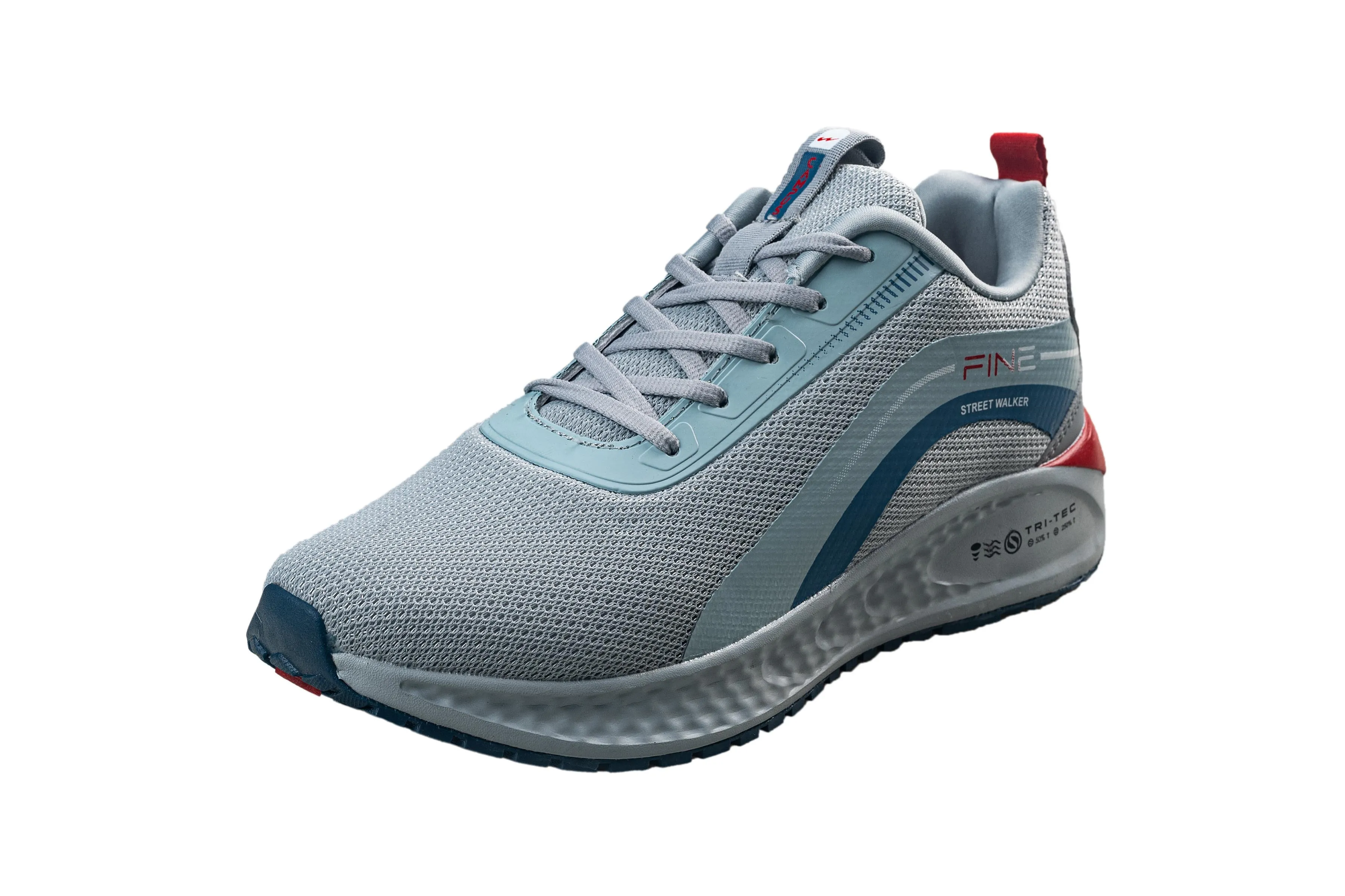 Campus L. Grey / Red Gents Sports Shoe