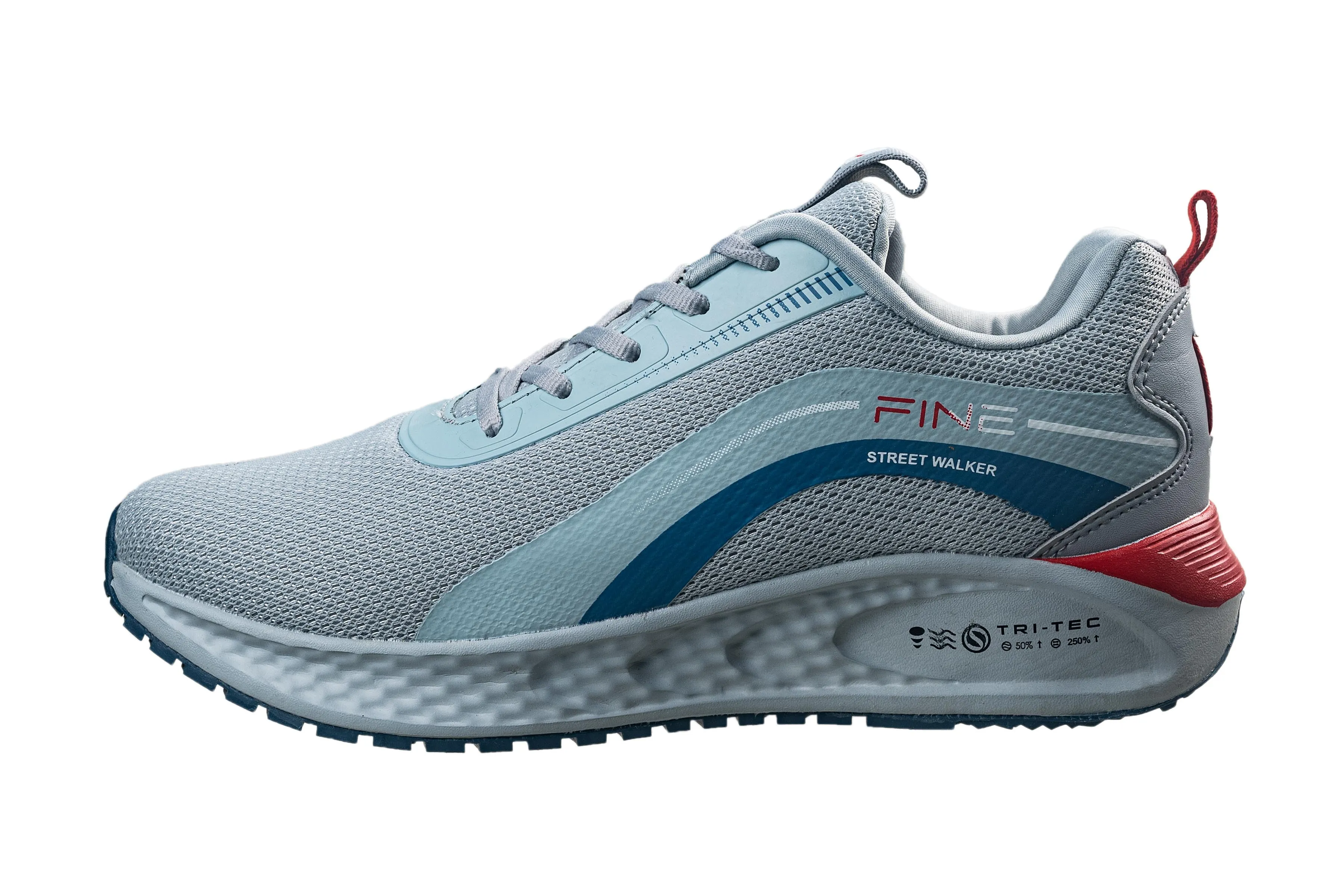 Campus L. Grey / Red Gents Sports Shoe
