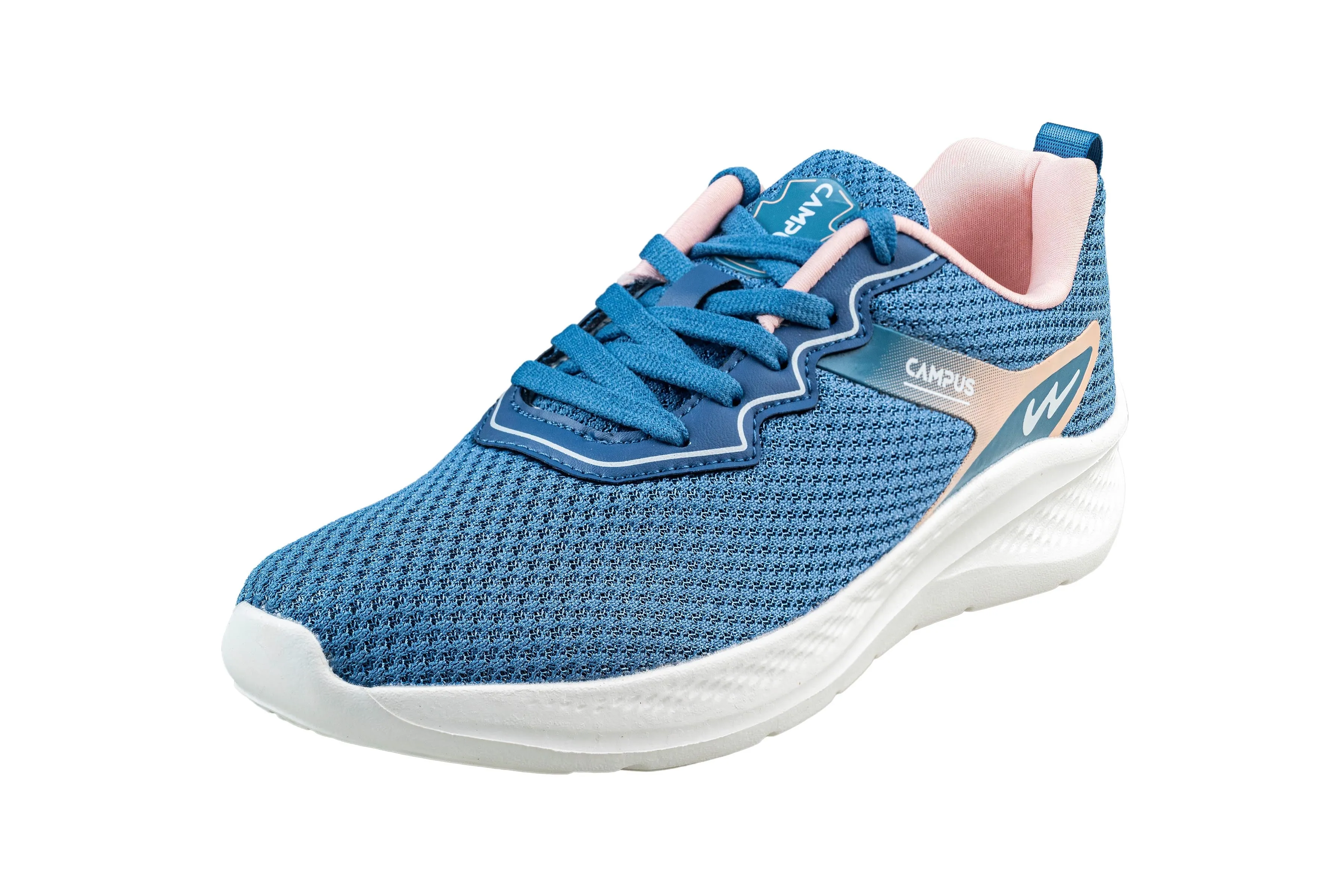 Campus Ladies R. Slate / Peach Sports Shoe