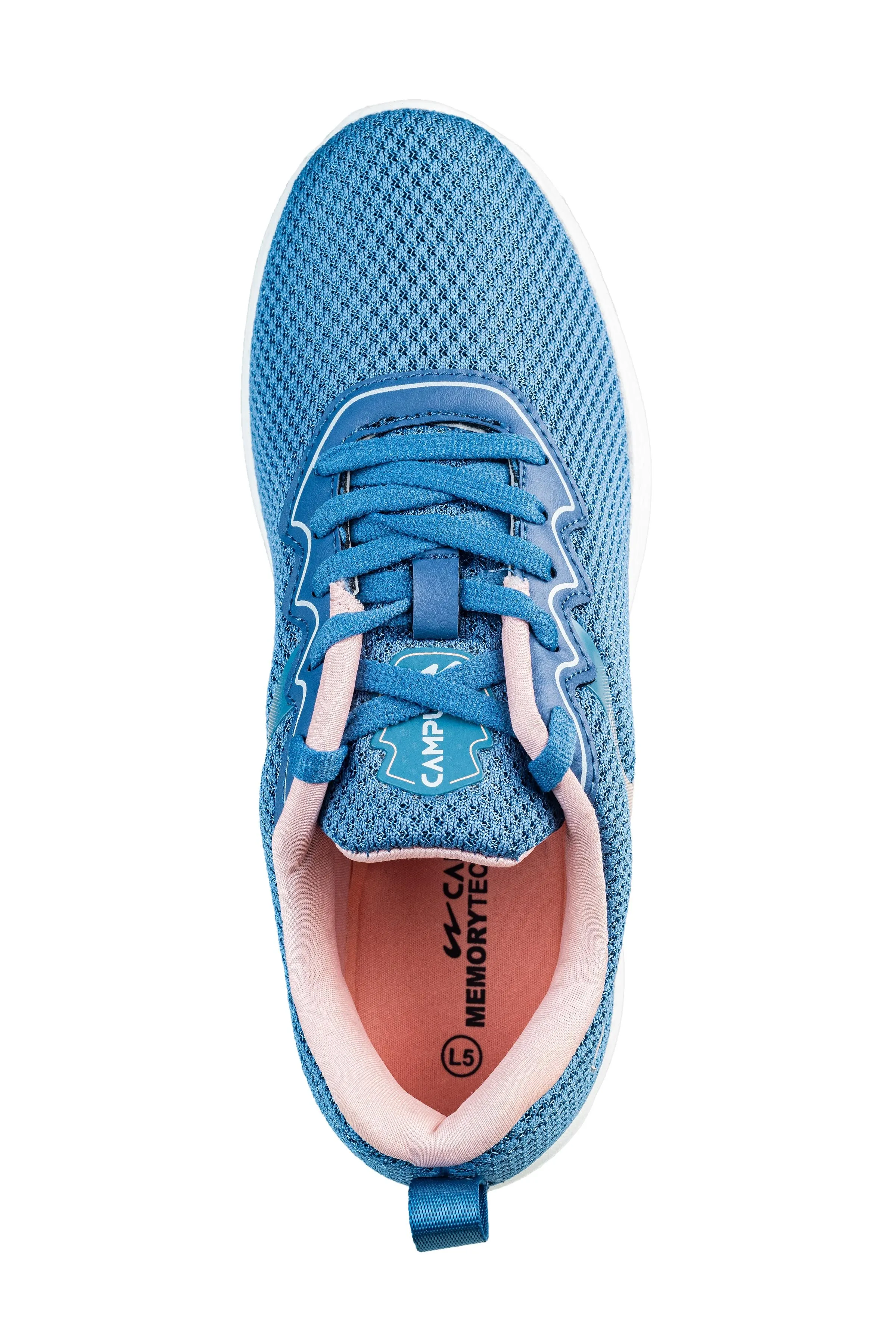 Campus Ladies R. Slate / Peach Sports Shoe