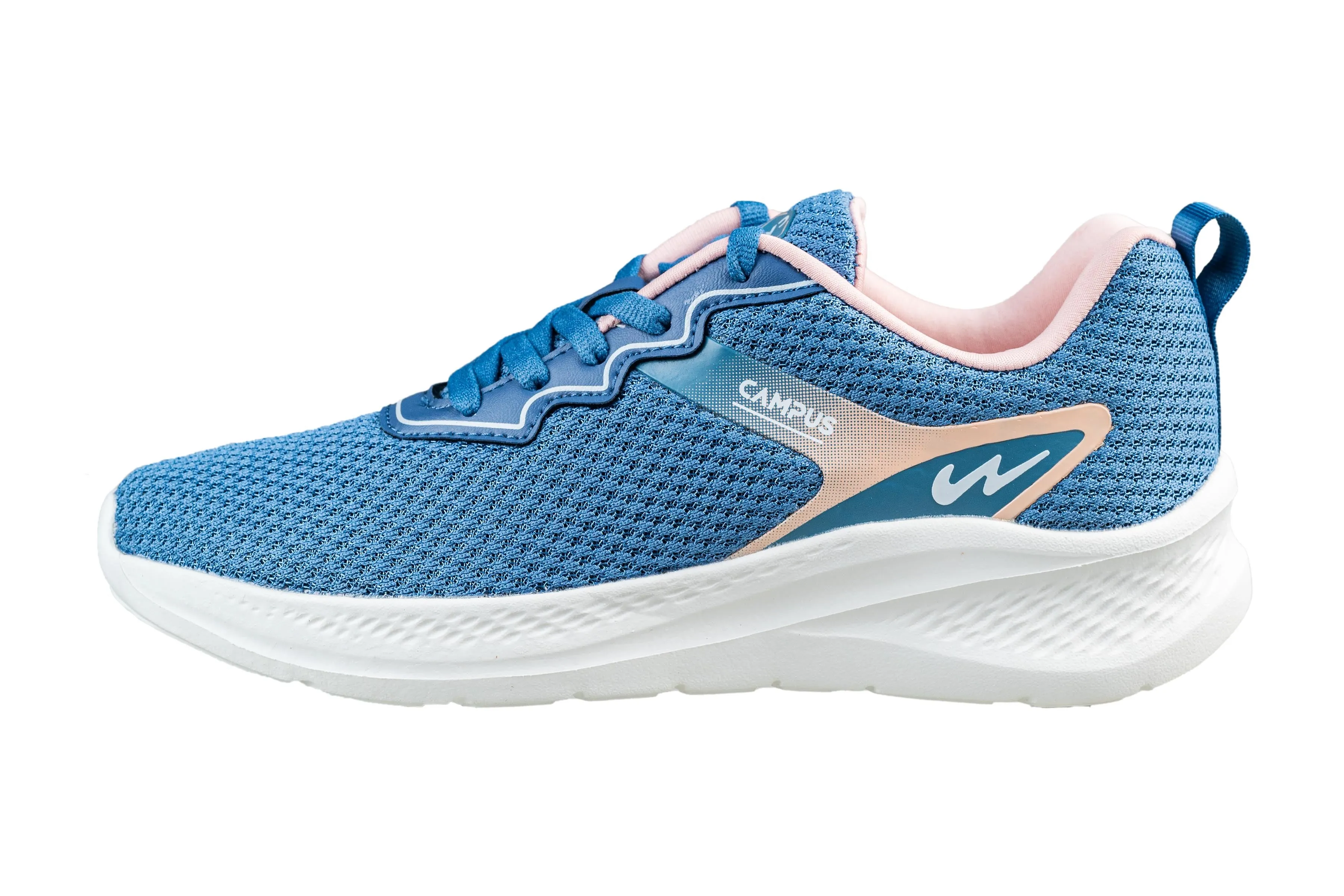 Campus Ladies R. Slate / Peach Sports Shoe