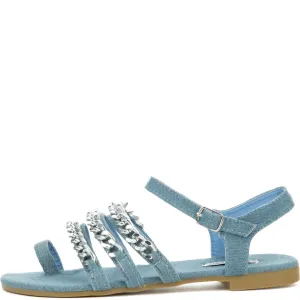 Cape Robbin Cash-4 Blue Sandals Blue