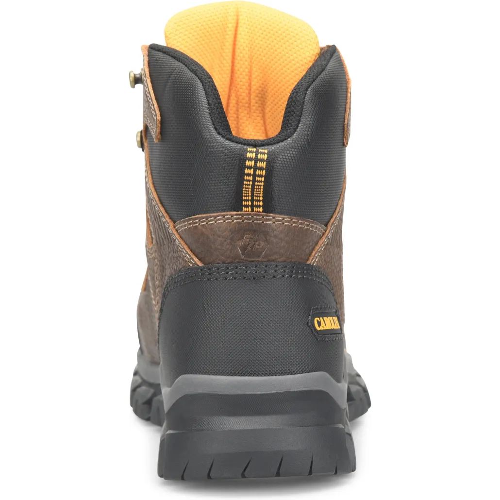 Carolina Men's Falcon 6" Steel Toe Waterproof Metguard Work Boot -Brown- CA3591