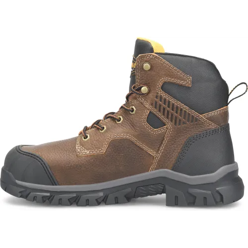 Carolina Men's Falcon 6" Steel Toe Waterproof Metguard Work Boot -Brown- CA3591