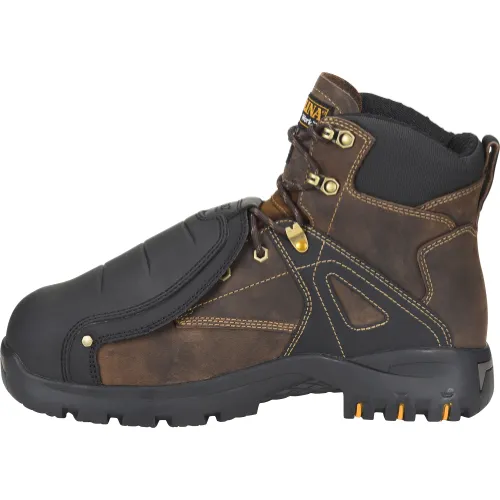 Carolina Men's Miter 6"� Comp Toe Waterproof Metguard Work Boot Brown - CA5586