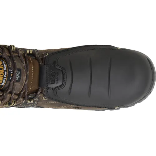 Carolina Men's Miter 6"� Comp Toe Waterproof Metguard Work Boot Brown - CA5586