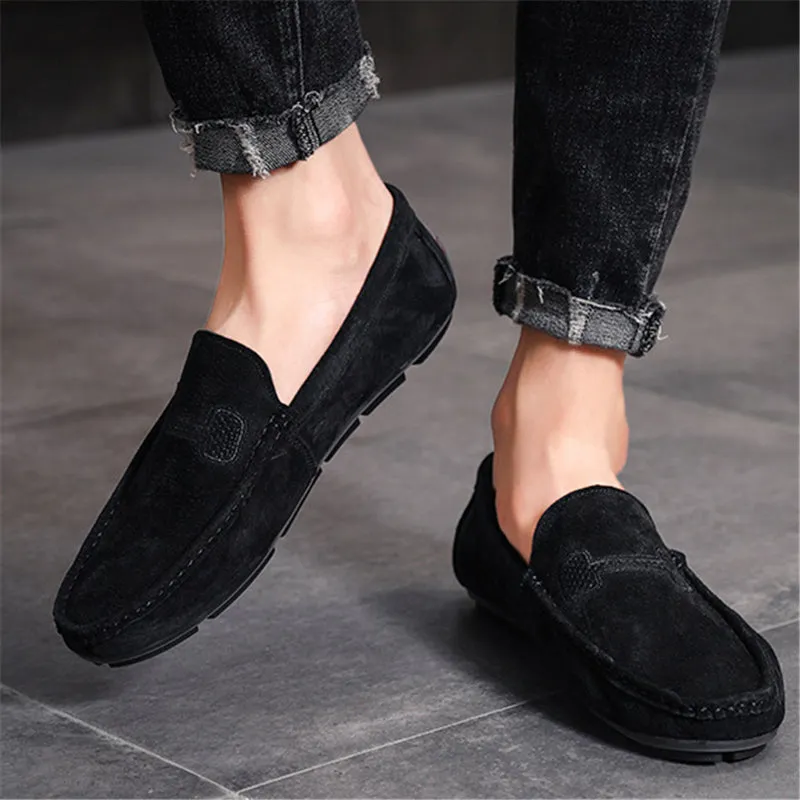 Casual Suede Leather Loafers For Men